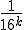 \frac{1}{16^k}