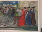 Painting in Pisa Central Rail Station - close-up detail 2