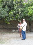 Isaac with Viviana (our guide in S.Gimignano)
