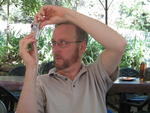 John framing a shot 