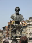 Benevenuto Cellini Bust on Ponte Vecchio