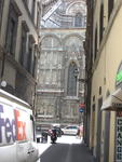 street scene 11 with the Duomo in the distance
