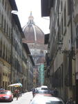 street scene 12 with the Brunelleschi's Dome in the distance