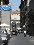 Entering Piazza SS. Annunziata