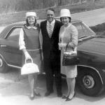 Vicki, Dad, Mom, Easter 1966