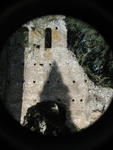 rome2001_kdm ninfa tower with shadow