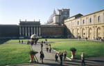 rome2001_esa vat mus cortile pinecone w s pietro cupola