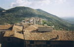 rome2001_lna sermoneta town view from castle