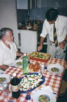 Renzo serves Lasagna