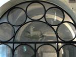 S.Agnese fuori le Mura:  Detail of the Glass door to the Basilica