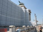 Looking to the very top of  The Victor Emmanuel Monument 1