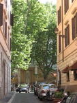 Looking towards Via Veneto