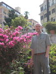 On the Spanish Steps:  Jeff!