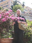 On the Spanish Steps:  Isaac!