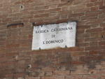 Plaque on S. Domenico