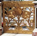 S.Crisogono:  detail of altar rail
