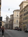 Corso Vittorio looking towards the facade of S.Andrea della Valle