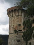 S.Gimignano Walls: tower near bus park
