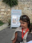 Viviana, our Guide for S.Gimignano