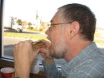 Jeff Eats Dairy Queen Hamburger