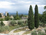 The Park inside the Rocca, looking towards the city
