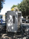 A public toilet in Lucca